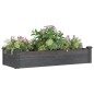 vidaXL Jardinera arriate forro madera maciza marrón abeto 120x45x25 cm vidaXL Jardinera arriate forro madera maciza marrón abeto 120x45x25 cm