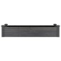 vidaXL Jardinera arriate forro madera maciza marrón abeto 120x45x25 cm vidaXL Jardinera arriate forro madera maciza marrón abeto 120x45x25 cm