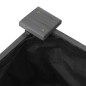 vidaXL Jardinera arriate forro madera maciza marrón abeto 120x45x25 cm vidaXL Jardinera arriate forro madera maciza marrón abeto 120x45x25 cm