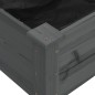 vidaXL Jardinera arriate forro madera maciza marrón abeto 120x45x25 cm vidaXL Jardinera arriate forro madera maciza marrón abeto 120x45x25 cm