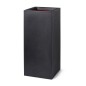 Capi Maceta rectangular Urban Smooth negro 36x79 cm Capi Maceta rectangular Urban Smooth negro 36x79 cm