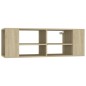 vidaXL Mueble pared TV madera contrachapada roble Sonoma 102x35x35 cm vidaXL Mueble pared TV madera contrachapada roble Sonoma 102x35x35 cm