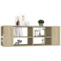 vidaXL Mueble pared TV madera contrachapada roble Sonoma 102x35x35 cm vidaXL Mueble pared TV madera contrachapada roble Sonoma 102x35x35 cm