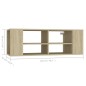 vidaXL Mueble pared TV madera contrachapada roble Sonoma 102x35x35 cm vidaXL Mueble pared TV madera contrachapada roble Sonoma 102x35x35 cm
