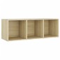 vidaXL Muebles de salón 3 piezas madera de ingeniería roble Sonoma