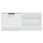 vidaXL Mueble para TV 2 pzas madera contrachapada blanco 80x35x36,5 cm