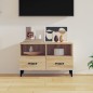 vidaXL Mueble para TV madera contrachapada roble ahumado 80x36x50 cm vidaXL Mueble para TV madera contrachapada roble ahumado 80x36x50 cm