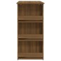 vidaXL Mesa alta con estante marrón roble 102x50x103,5 cm vidaXL Mesa alta con estante marrón roble 102x50x103,5 cm