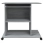 vidaXL Escritorio de madera contrachapada gris Sonoma 80x50x75 cm vidaXL Escritorio de madera contrachapada gris Sonoma 80x50x75 cm