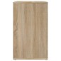 vidaXL Mesita de noche madera contrachapada roble sonoma 50x36x60 cm vidaXL Mesita de noche madera contrachapada roble sonoma 50x36x60 cm