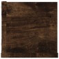 vidaXL Estante de pared para CD madera color roble ahumado 100x18x18cm vidaXL Estante de pared para CD madera color roble ahumado 100x18x18cm