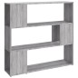 vidaXL Estantería/divisor de espacios gris Sonoma 100x24x94 cm vidaXL Estantería/divisor de espacios gris Sonoma 100x24x94 cm