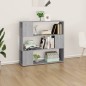 vidaXL Estantería/divisor de espacios gris Sonoma 100x24x94 cm vidaXL Estantería/divisor de espacios gris Sonoma 100x24x94 cm