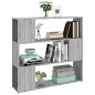 vidaXL Estantería/divisor de espacios gris Sonoma 100x24x94 cm vidaXL Estantería/divisor de espacios gris Sonoma 100x24x94 cm