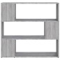 vidaXL Estantería/divisor de espacios gris Sonoma 100x24x94 cm vidaXL Estantería/divisor de espacios gris Sonoma 100x24x94 cm
