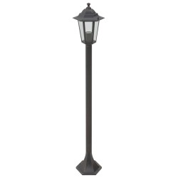 vidaXL Farolas de jardín aluminio bronce E27 110 cm 6 unidades