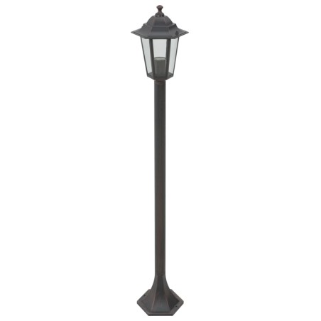 vidaXL Farolas de jardín aluminio bronce E27 110 cm 6 unidades