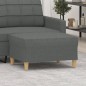 vidaXL Reposapiés de tela gris oscuro 70x55x41 cm vidaXL Reposapiés de tela gris oscuro 70x55x41 cm
