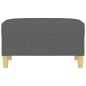 vidaXL Reposapiés de tela gris oscuro 70x55x41 cm vidaXL Reposapiés de tela gris oscuro 70x55x41 cm