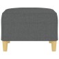 vidaXL Reposapiés de tela gris oscuro 70x55x41 cm vidaXL Reposapiés de tela gris oscuro 70x55x41 cm