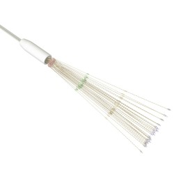 vidaXL Luz de petardo de navidad exterior multicolor 140 LEDs 20 cm