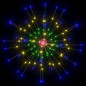 vidaXL Luz de petardo de navidad exterior multicolor 140 LEDs 20 cm