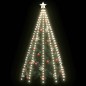 vidaXL Red de luces de árbol de Navidad 300 LEDs blanco frío 300 cm vidaXL Red de luces de árbol de Navidad 300 LEDs blanco frío 300 cm