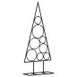 vidaXL Árbol de Navidad para decoración metal negro 60 cm vidaXL Árbol de Navidad para decoración metal negro 60 cm