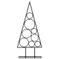 vidaXL Árbol de Navidad para decoración metal negro 60 cm vidaXL Árbol de Navidad para decoración metal negro 60 cm