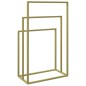 vidaXL Toallero de pie de hierro dorado 48x24x79 cm vidaXL Toallero de pie de hierro dorado 48x24x79 cm