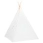 vidaXL Tienda tipi niños y bolsa piel melocotón blanco 120x120x150cm vidaXL Tienda tipi niños y bolsa piel melocotón blanco 120x120x150cm