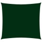 vidaXL Toldo de vela cuadrado tela Oxford verde oscuro 4x4 m