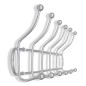 vidaXL Percheros de pared con 12 ganchos 2 unidades vidaXL Percheros de pared con 12 ganchos 2 unidades