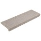 vidaXL Alfombrillas de escalera 10 unidades gris taupe 65x21x4 cm vidaXL Alfombrillas de escalera 10 unidades gris taupe 65x21x4 cm