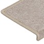 vidaXL Alfombrillas de escalera 10 unidades gris taupe 65x21x4 cm vidaXL Alfombrillas de escalera 10 unidades gris taupe 65x21x4 cm