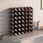 vidaXL Botellero para 42 botellas madera maciza pino marrón vidaXL Botellero para 42 botellas madera maciza pino marrón