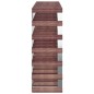 vidaXL Botellero para 42 botellas madera maciza pino marrón vidaXL Botellero para 42 botellas madera maciza pino marrón