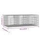 vidaXL Jaula para conejos 3 paneles hierro galvanizado 163x79x54 cm vidaXL Jaula para conejos 3 paneles hierro galvanizado 163x79x54 cm