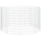 vidaXL Jaula para conejos 10 paneles hierro galvanizado 54x100 cm vidaXL Jaula para conejos 10 paneles hierro galvanizado 54x100 cm