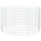 vidaXL Jaula para conejos 10 paneles hierro galvanizado 54x100 cm vidaXL Jaula para conejos 10 paneles hierro galvanizado 54x100 cm