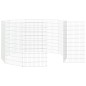 vidaXL Jaula para conejos 10 paneles hierro galvanizado 54x100 cm vidaXL Jaula para conejos 10 paneles hierro galvanizado 54x100 cm