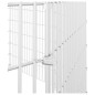 vidaXL Jaula para conejos 10 paneles hierro galvanizado 54x100 cm vidaXL Jaula para conejos 10 paneles hierro galvanizado 54x100 cm