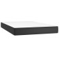 vidaXL Cama box spring con colchón cuero sintético negro 120x200 cm vidaXL Cama box spring con colchón cuero sintético negro 120x200 cm