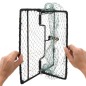 vidaXL Trampa para pájaros acero verde 34x32 cm vidaXL Trampa para pájaros acero verde 34x32 cm