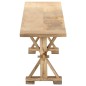 vidaXL Banco de recibidor madera maciza de mango 120x35x45 cm vidaXL Banco de recibidor madera maciza de mango 120x35x45 cm