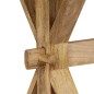 vidaXL Banco de recibidor madera maciza de mango 120x35x45 cm vidaXL Banco de recibidor madera maciza de mango 120x35x45 cm