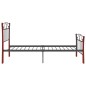 vidaXL Estructura de cama de metal negro 100x200 cm vidaXL Estructura de cama de metal negro 100x200 cm