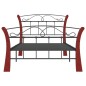 vidaXL Estructura de cama de metal negro 100x200 cm vidaXL Estructura de cama de metal negro 100x200 cm