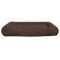 vidaXL Cojín para perros con almohadas tela oxford marrón 115x100x20cm vidaXL Cojín para perros con almohadas tela oxford marrón 115x100x20cm