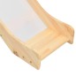 vidaXL Cama alta para niños tobogán y escalera madera pino 208x230 cm